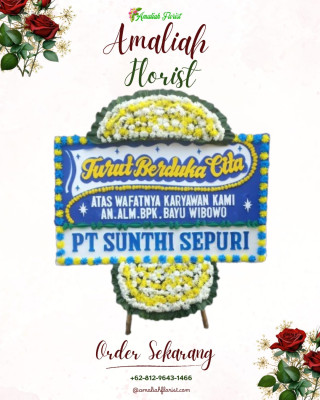 Papan Bunga Duka di Manuhing Raya